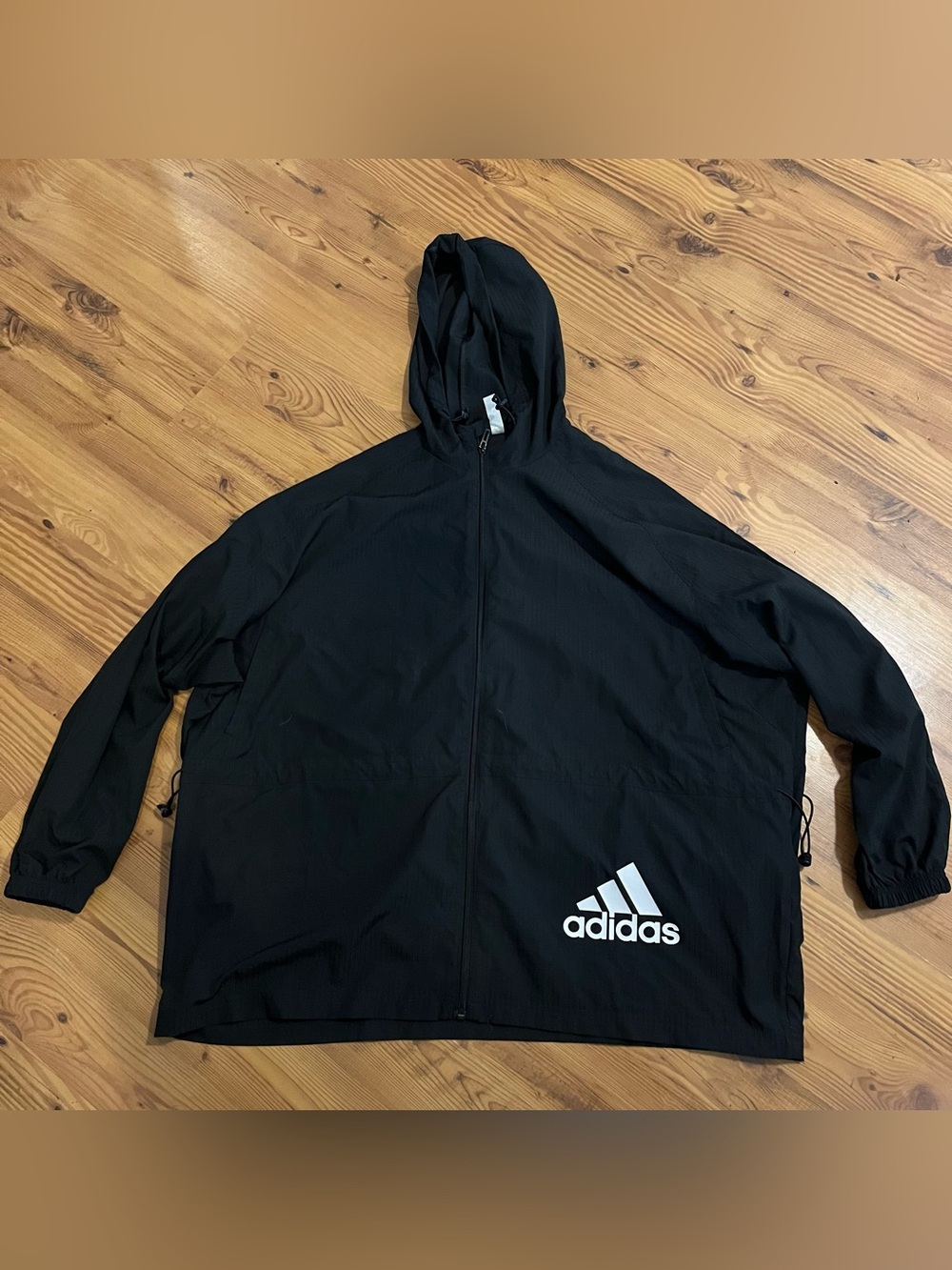 Adidas Prime Green Hooded Jacket Black Size M